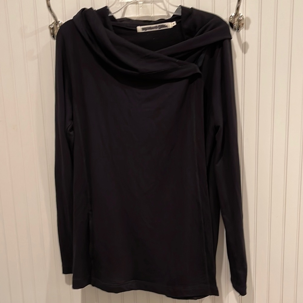 NWOT Michael Stars Beautiful Hoodie Cardigan in Black!